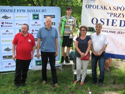 Dziecięce wędkowanie w Biestrzynniku